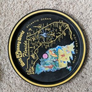 Vintage Aluminum Walt Disney World Drink Tray